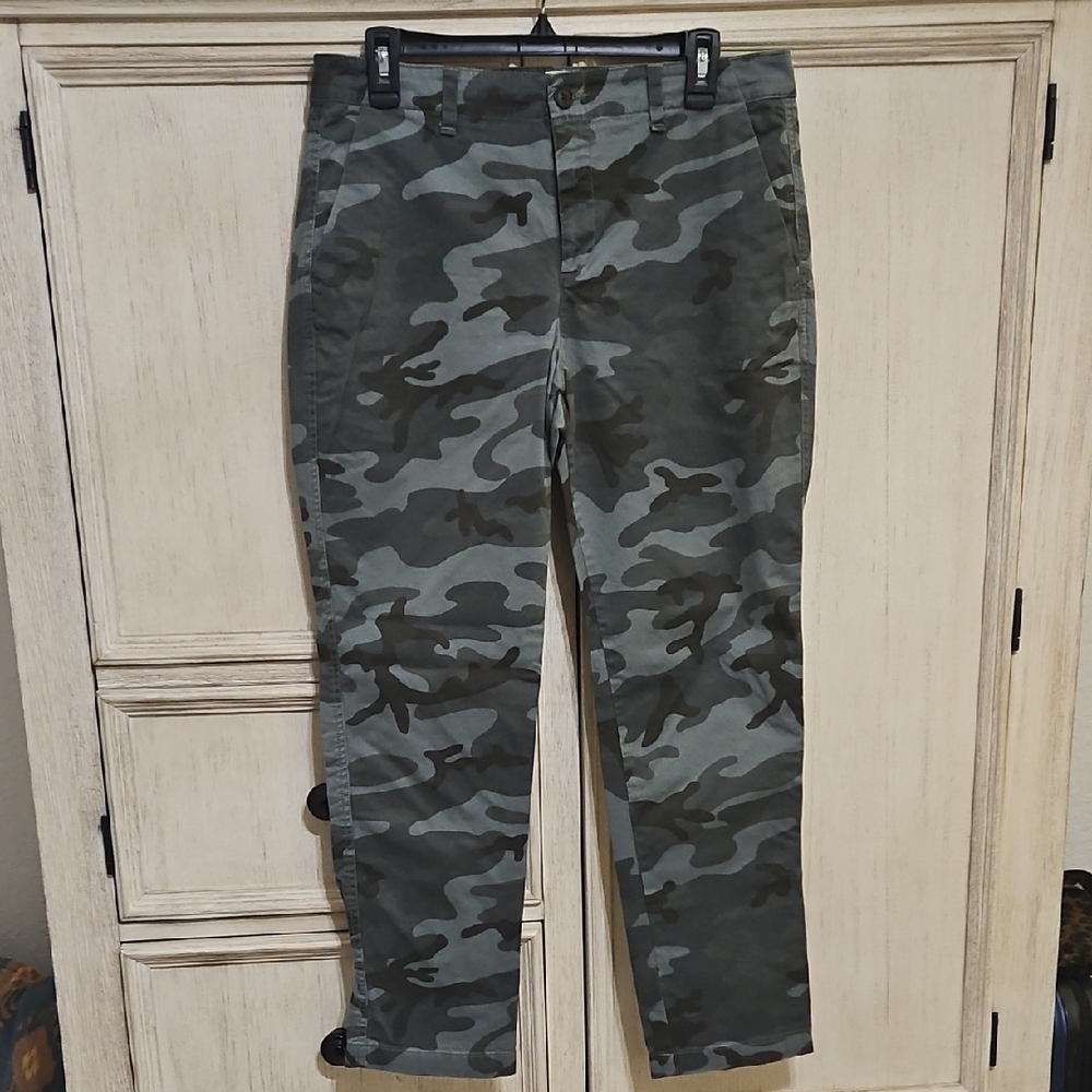 GAP Green and Gray Chinos Modern Style